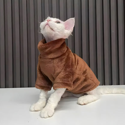 CozyCat Plush Sweater