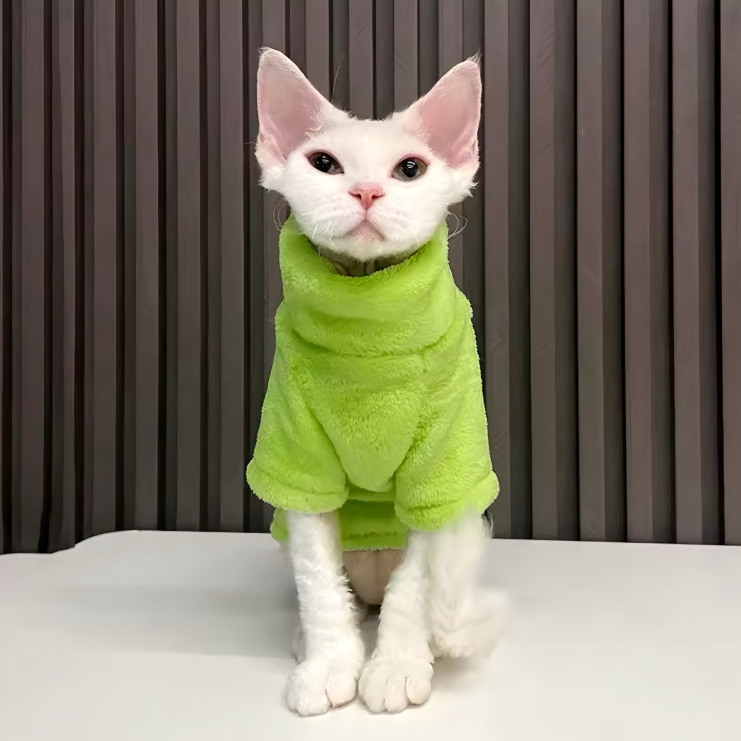 CozyCat Plush Sweater